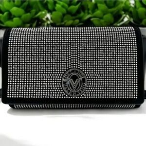 🚫SOLD🚫Valentino Orlandi Black Sparkly Rhinestone Crossbody/Evening NWT NIP Bag
